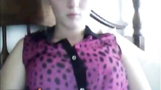 Blonde Omegle Girl Shows Her Tits