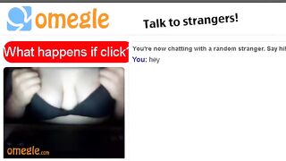 Hot Omegle Slut Shows Off Her Tits