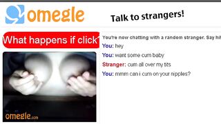 Hot Omegle Slut Shows Off Her Tits