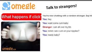 Hot Omegle Slut Shows Off Her Tits