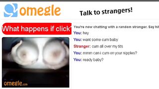 Hot Omegle Slut Shows Off Her Tits