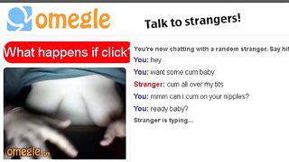 Hot Omegle Slut Shows Off Her Tits