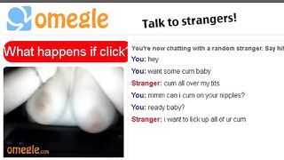 Hot Omegle Slut Shows Off Her Tits