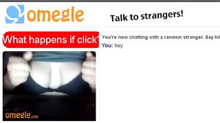 Hot Omegle Slut Shows Off Her Tits