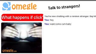 Hot Omegle Slut Shows Off Her Tits