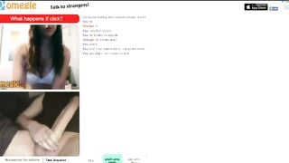 Omegle Chick Stashes A Huge Dildo In Her Ass