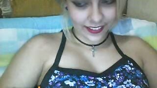 Blonde Cutie Teasing