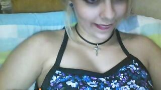 Blonde Cutie Teasing