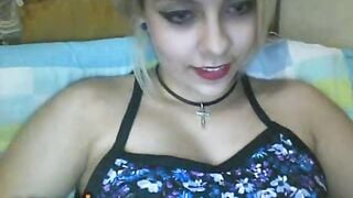 Blonde Cutie Teasing