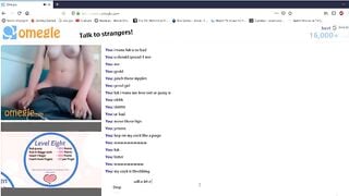 Horny Girl Plays Omegle Game