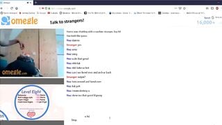 Horny Girl Plays Omegle Game